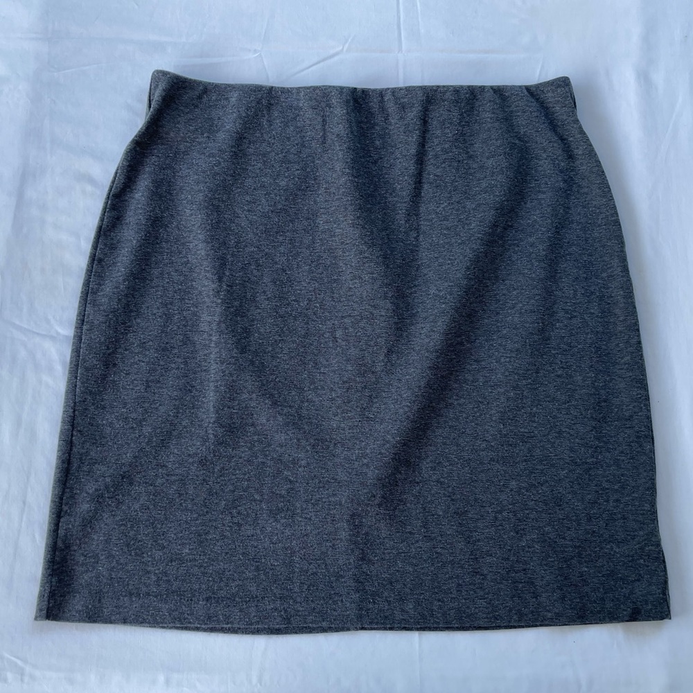 OLD NAVY PENCIL SKIRT-HEATHER GRAY - SIZE L - EUC - GREAT FOR WORK!!